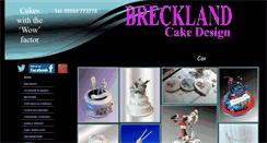 Desktop Screenshot of brecklandcakedesign.co.uk